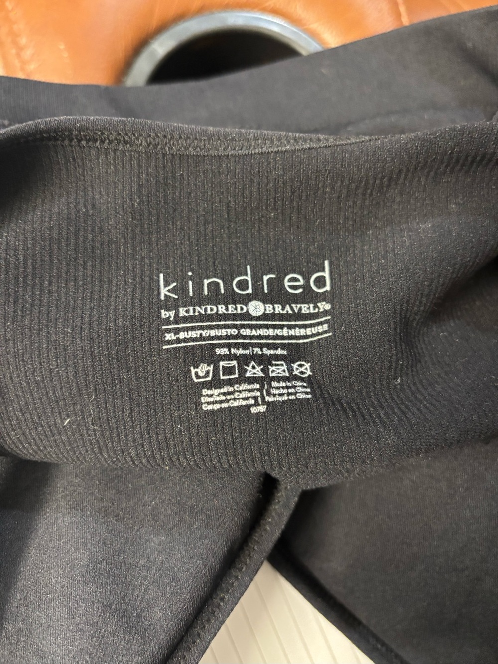 Kindred Bravely Black Ribbed Nursing Bralette - Picture 5 of 5